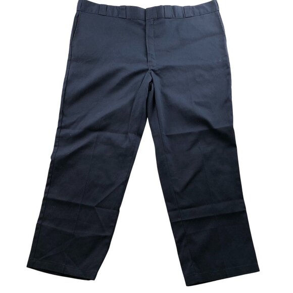 Dickies Mens 874 Original Fit Work Pants Size 48x32 Straight Leg Relaxed Navy - Picture 1 of 12